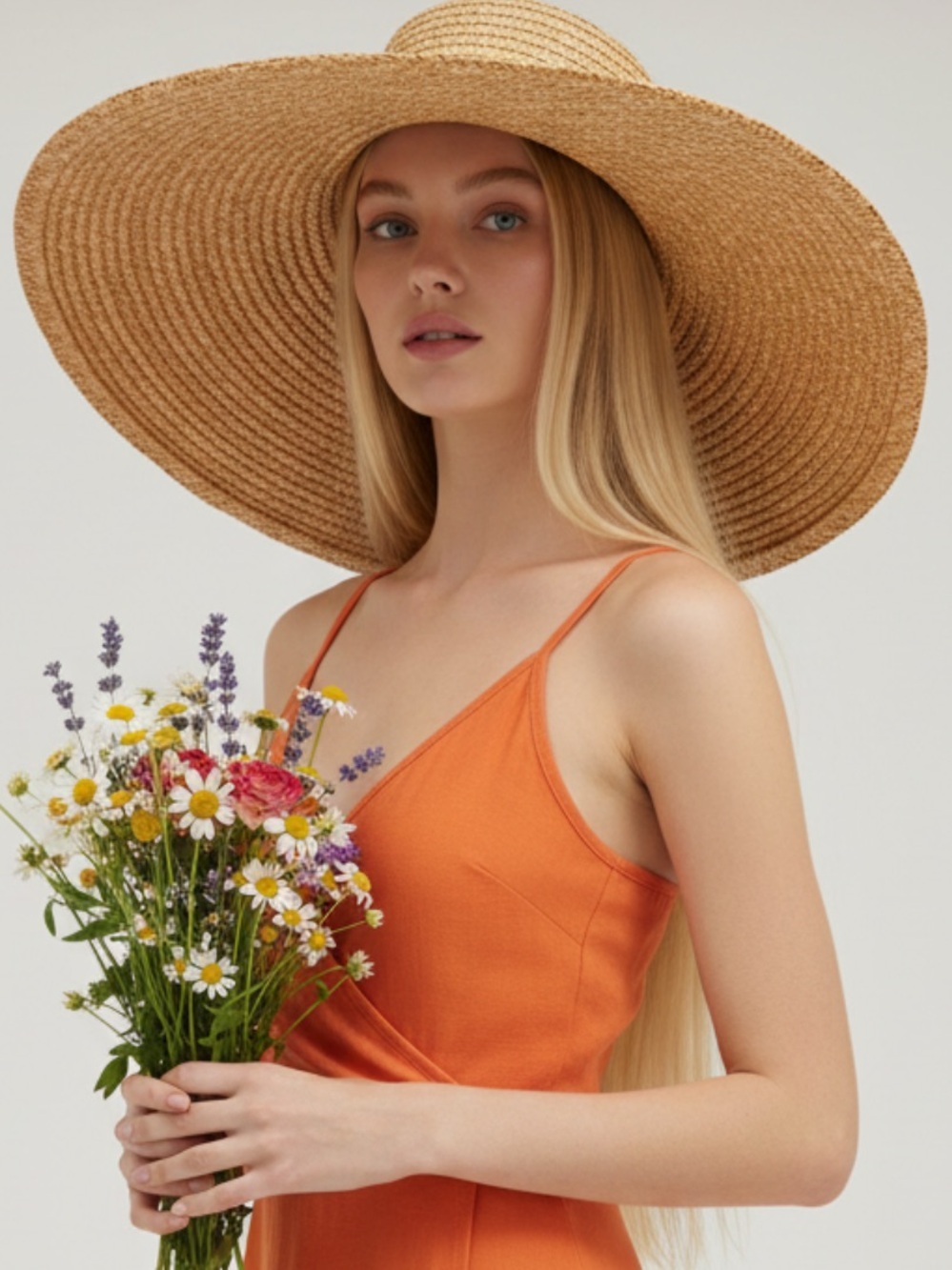 WRAPAROUND - ORANGE 🍊 FARM DRESS